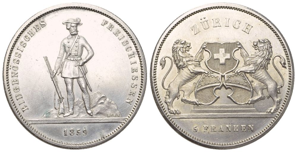 Zürich 1859 Prachtexemplar Kaufen auf Ricardo