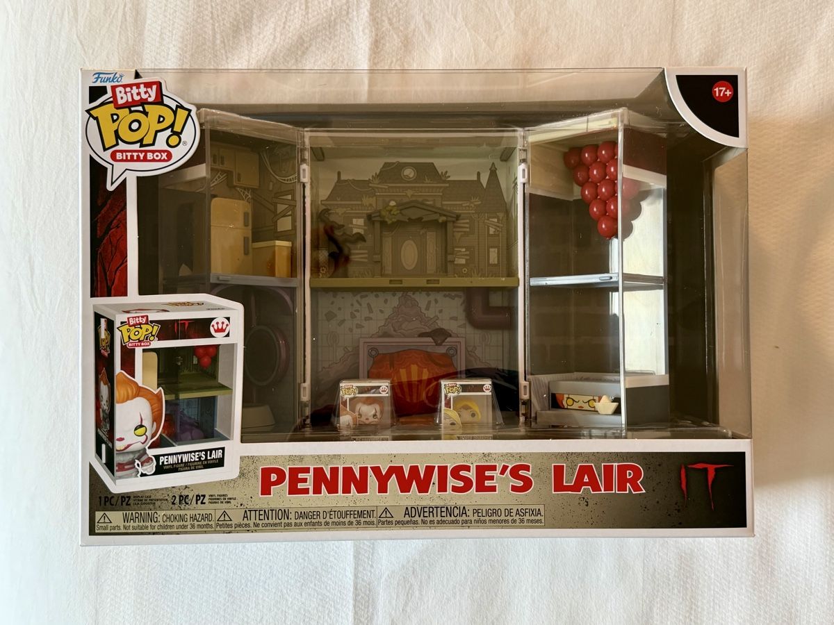 Funko Statuette: Funko Pop Bitty Box Pennywise's Lair Set – Nuovo e nell'imballaggio originale da Oberembrach venduto da theZaz