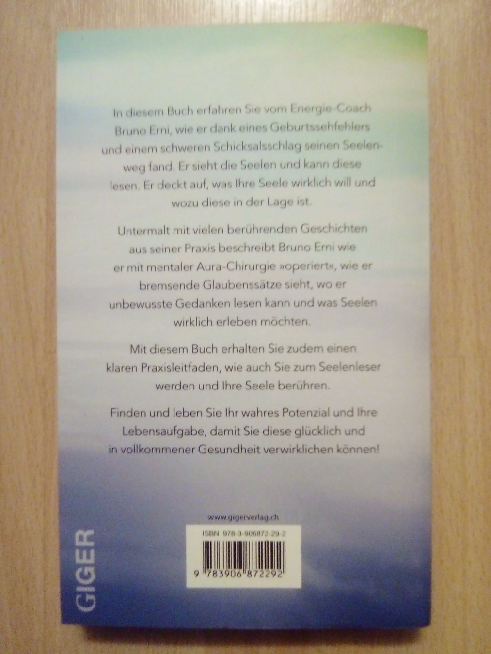 Libri: Ich sehe deine Seele Bruno Erni – Nuovo (secondo la descrizione) da Winterthur venduto da Colonica 1