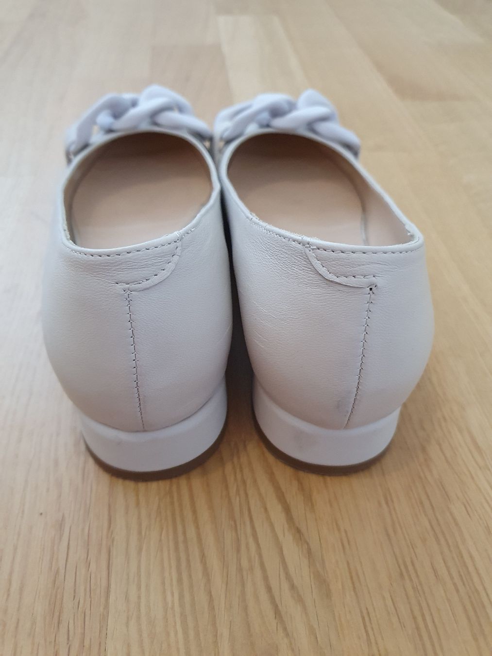 Damenschuhe: Lederballerina beige Grösse 39 – Neu (gemäss Beschreibung) aus Wettingen von __Dom__ 2