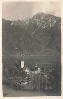 Spiez (BE) Schloss und Kirche am Thunersee