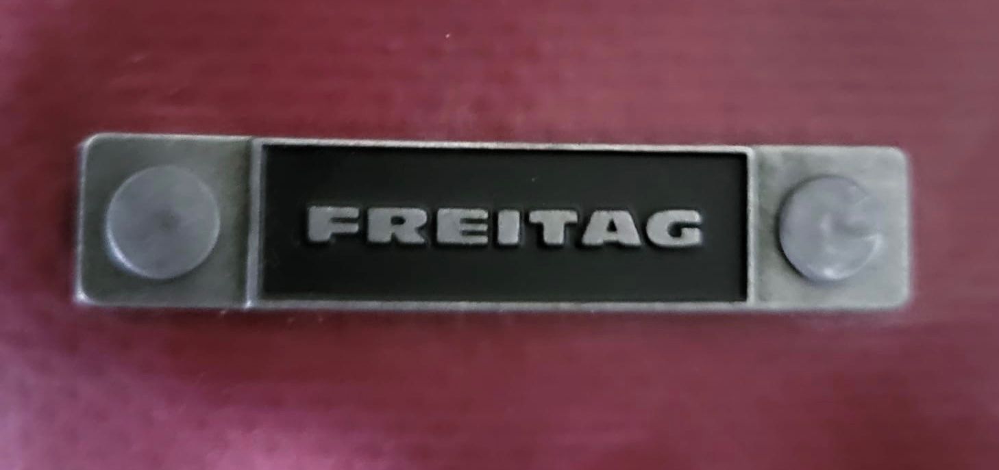 Freitag Zaini: Freitag Woolf R123 Backpack S/AUBERGINE MATT Reference-Linie – Usato da Winterthur venduto da LESA1015 8