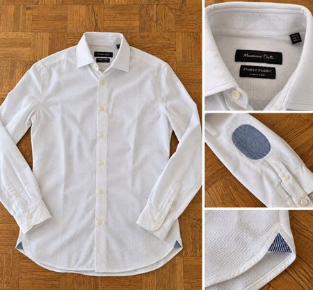 Chemise Massimo Dutti blanche, taille M – État impeccable !
