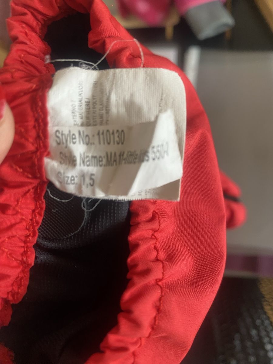 Guanti: Campus Winter Fäustlinge Gr. 1.5 rot – Usato da Bern venduto da Elisa64 4