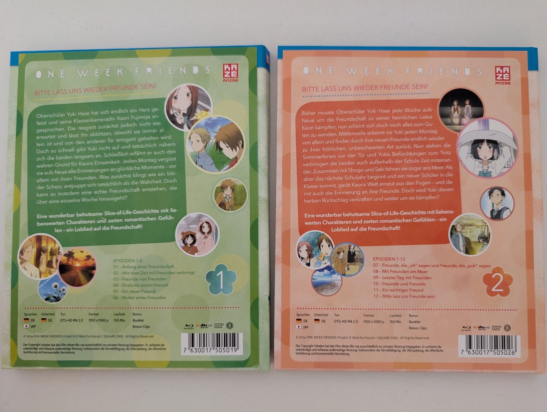 Alle DVDs: One Week Friends Anime Bluray selten – Gebraucht aus Oberengstringen von Marco8952 1
