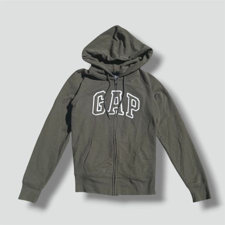 GAP classic brown y2k zip-hoodie Retro damen jacke pull