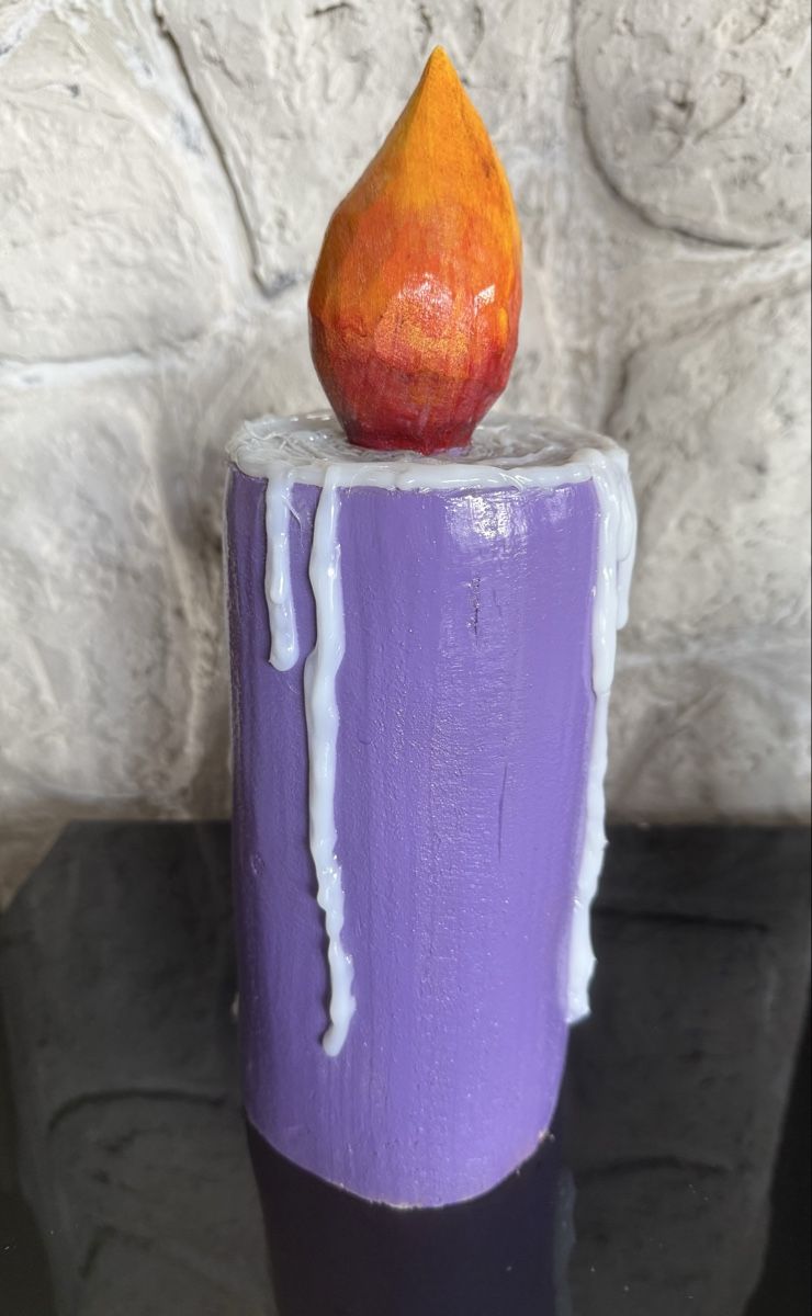 Tutte le decorazioni: Kerze aus Holz Violett – Usato da Grenchen venduto da Bastet007 1