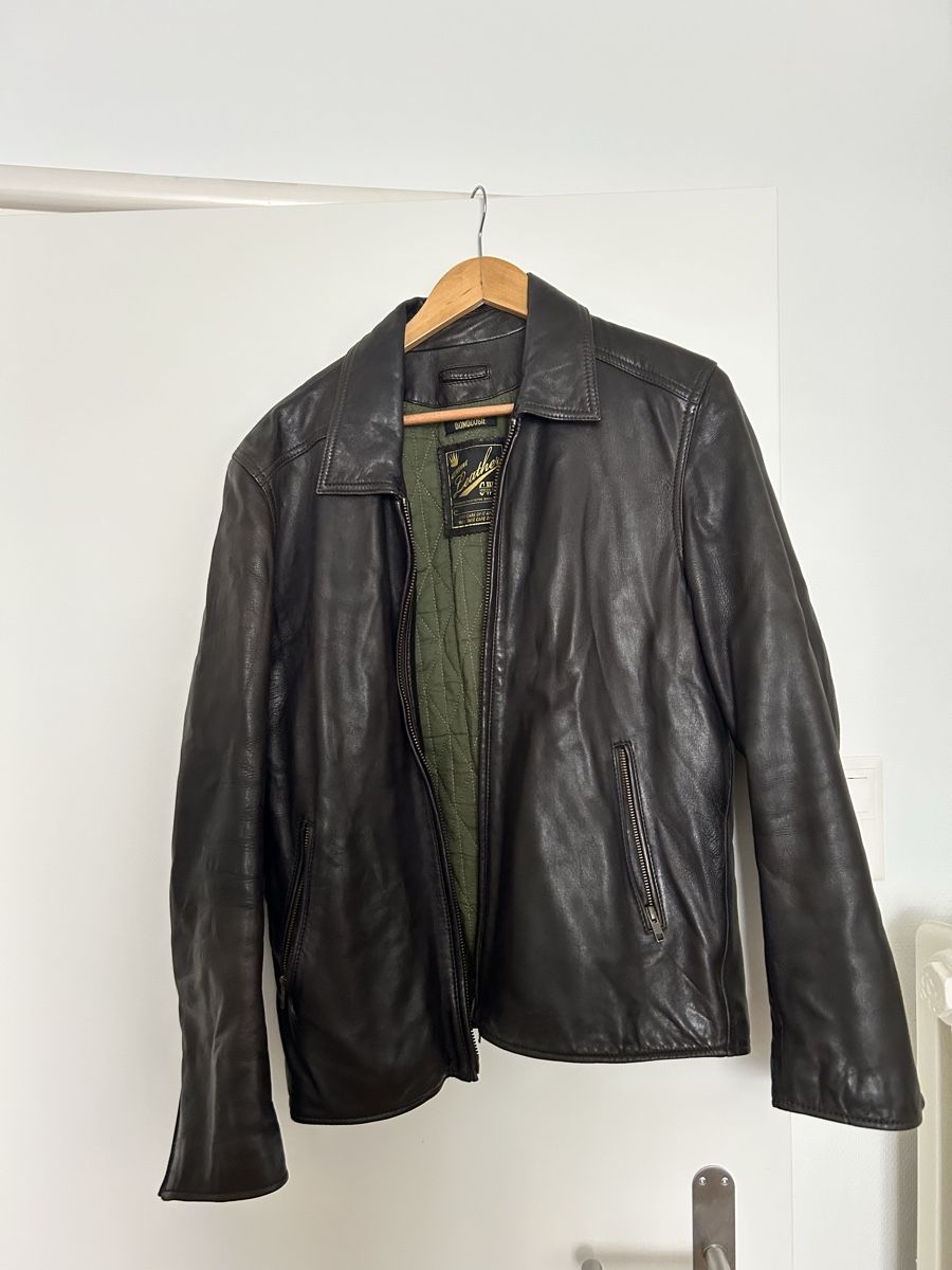 Bomboogie Jacken: Bomboogie Leather Jacket Brown Size M Like New – Neu (gemäss Beschreibung) aus Zürich von and_9kgf
