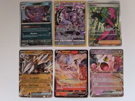 6-teiliges Set mit beliebten Full Art, Trainer Gallery, usw