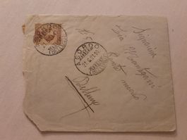 Lettre Ancienne d'Italie - Belluno 1910 - Rare et Signée !