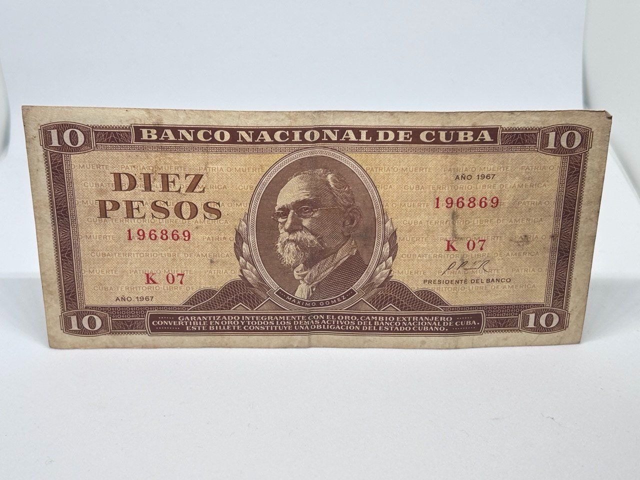 Banconote: 10 Pesos 1967 – Usato da Giubiasco venduto da LorisVale
