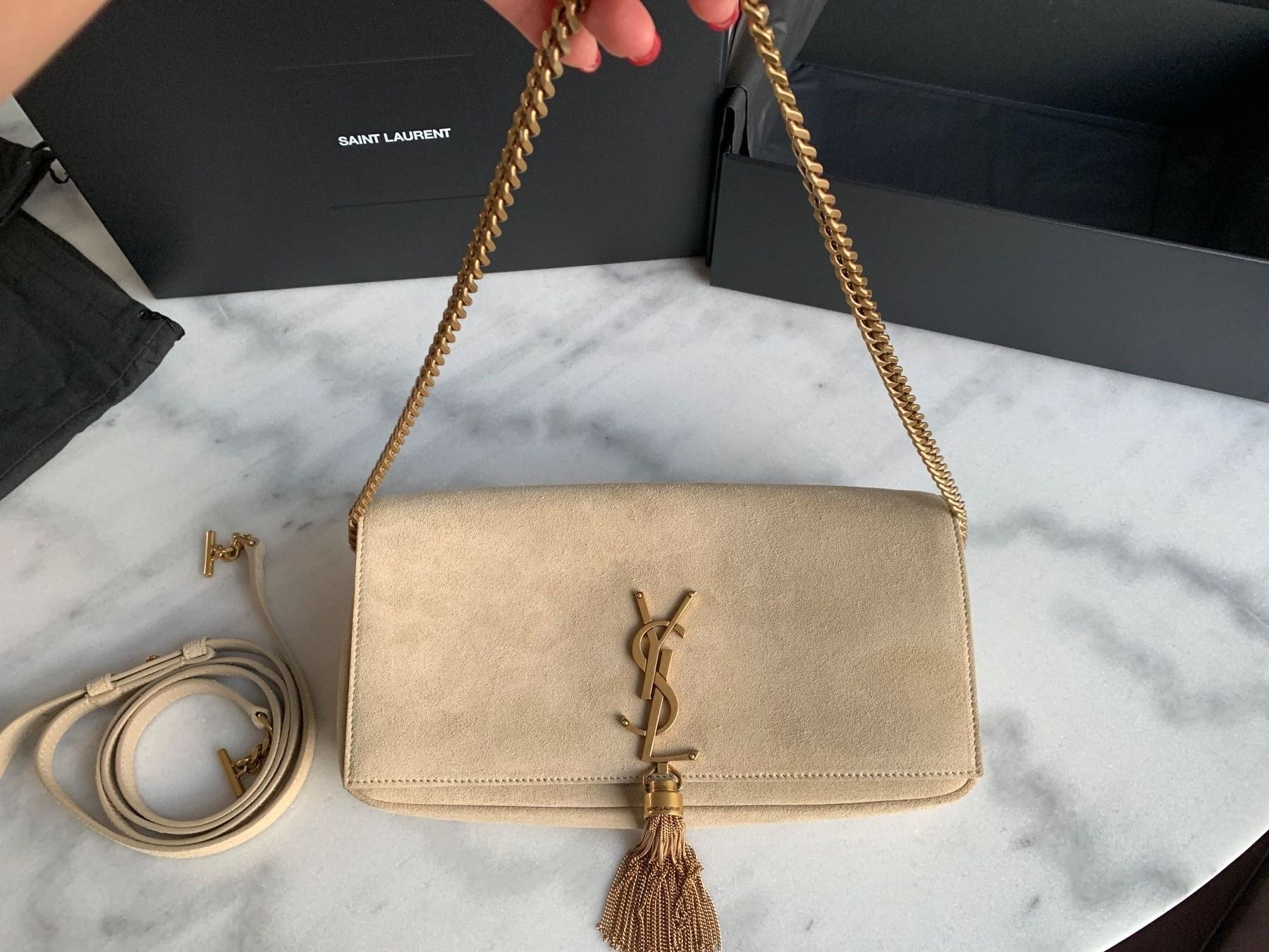 Saint Laurent Borse da donna: Saint Laurent Tasche Kate 99 – Nuovo (secondo la descrizione) da Wetzikon ZH venduto da Lugano12 1
