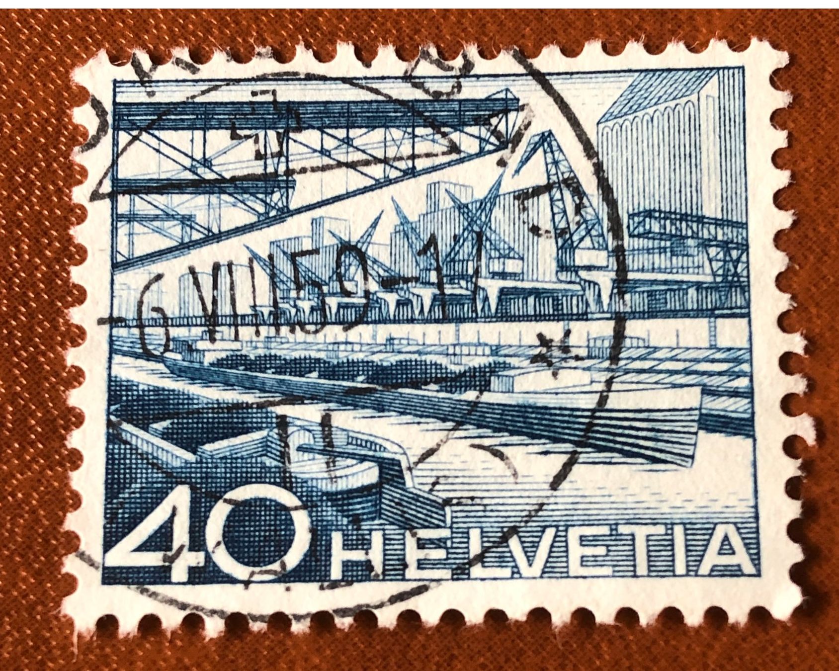 Tutti i francobolli: Nr.305 mit Stempel Technik und Landschaft    – Usato da Aarau venduto da Billa007