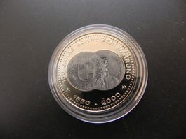 Medaille Währung Schweiz 5 Franken 1968