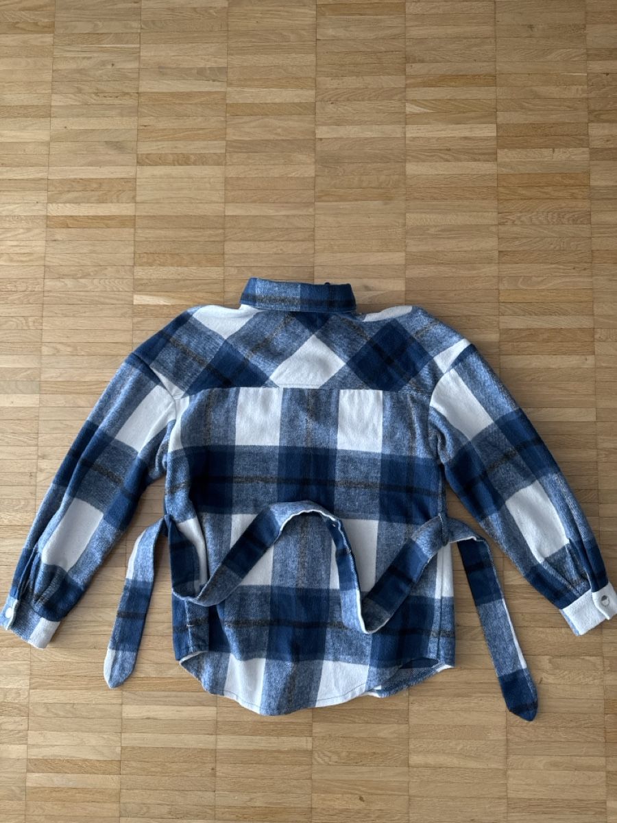 Camicie: Flanell Hemd blau weiss Gr. S – Nuovo (secondo la descrizione) da Bonstetten venduto da RaDaZa 2