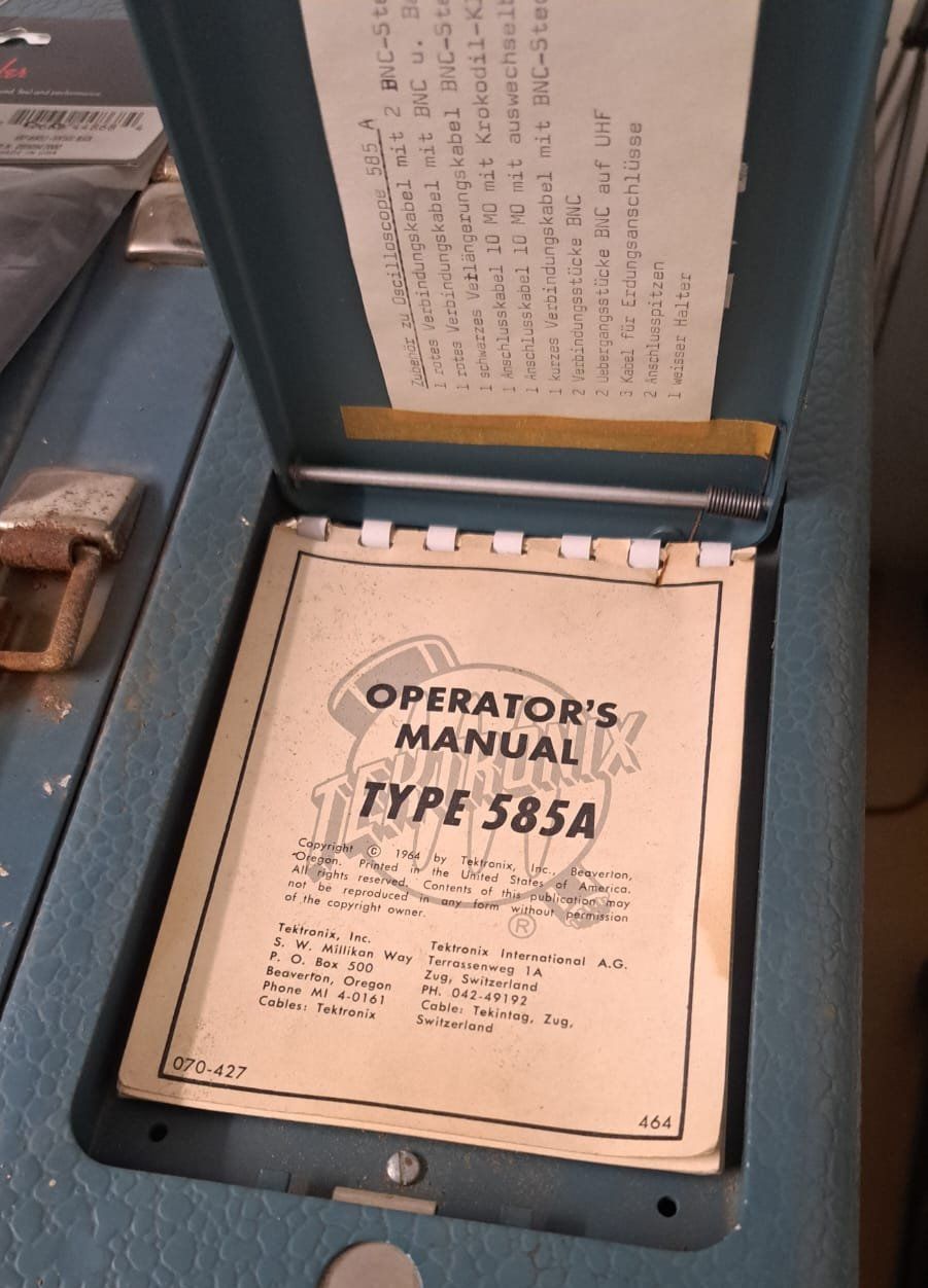 Misurare: Tektronix 585A - Oscilloskop - 1963-1965 – Difettoso da Genève venduto da Boltz57 4