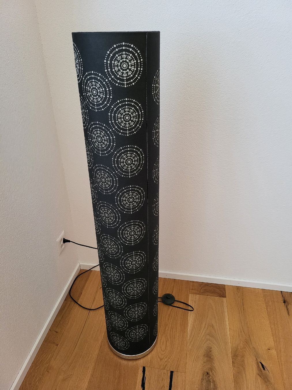 Micasa Lampen: Stehlampe Micasa Loulou schwarz mit Muster – Neu (gemäss Beschreibung) aus Gähwil von Ste_Holz 1