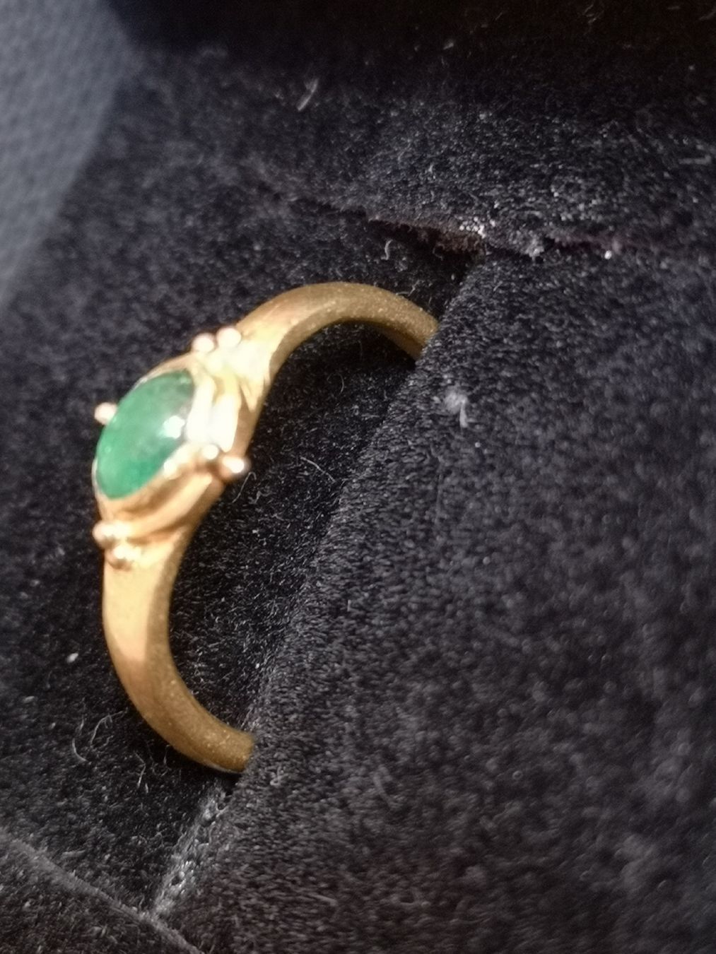 Anelli: Ring Smaragd Emerald 22 Karat gold – Usato da Samedan venduto da sowaw 5