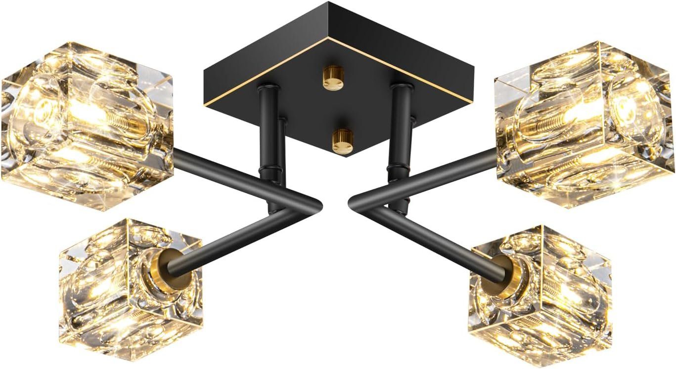 Lampadari & plafoniere: Deckenlampe Kronleuchter Kristall Deckenleuchte 4-Flammig – Nuovo e nell'imballaggio originale da Wittenbach venduto da VELARO 1