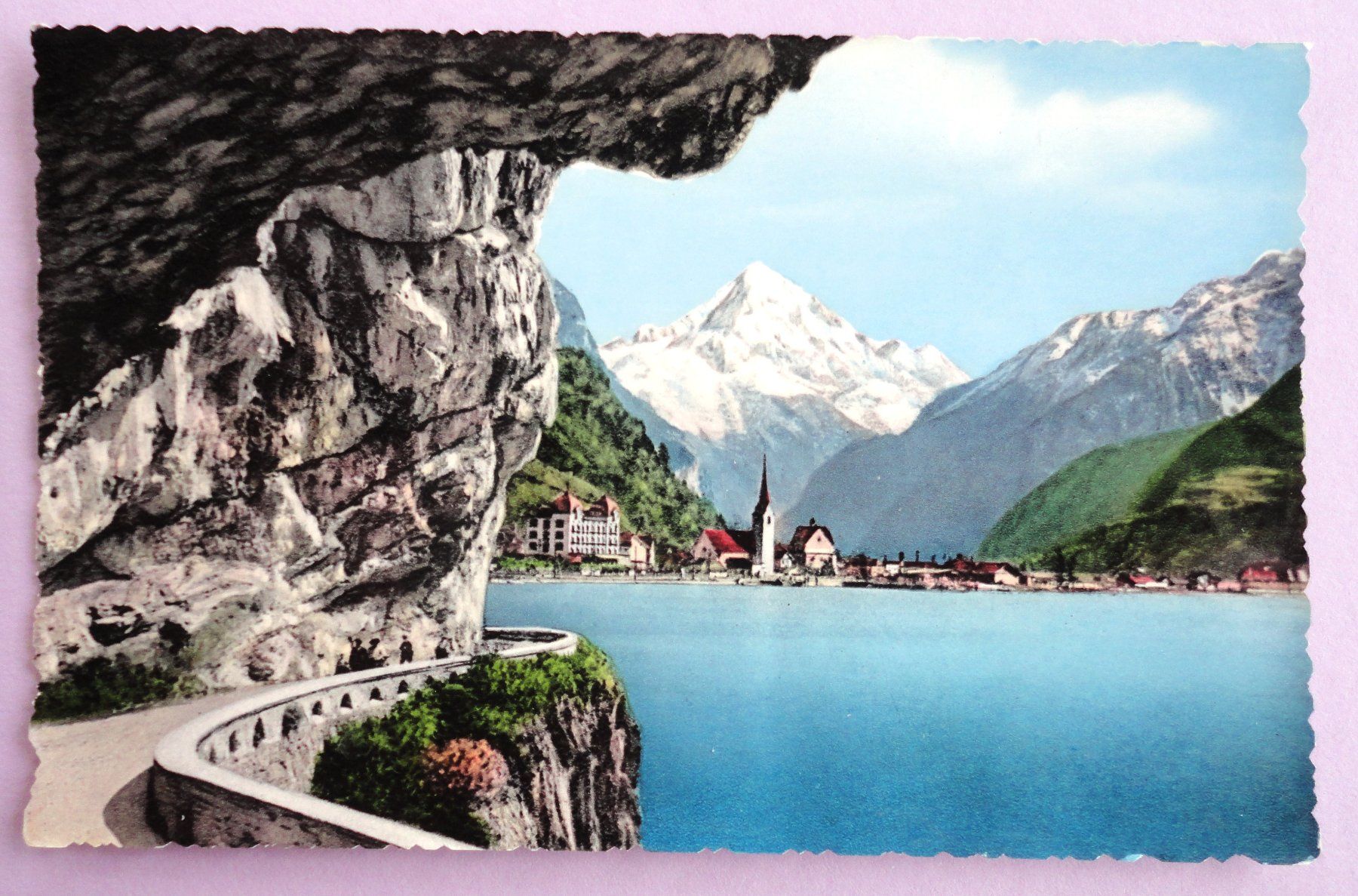 Cartoline postali: Axenstrasse am Vierwaldstättersee – Usato da Fétigny venduto da Billy2miny
