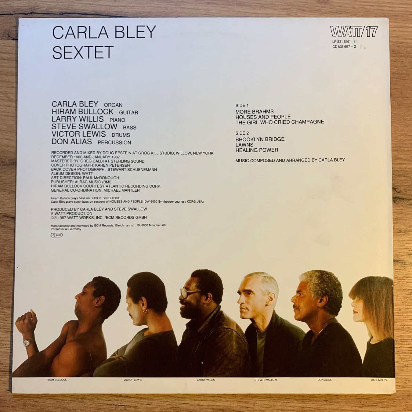 Dischi in vinile: CARLA BLEY - SEXTET...OG GER 1987...VG+/VG+ – Usato da Gals venduto da Diskopatshop 1