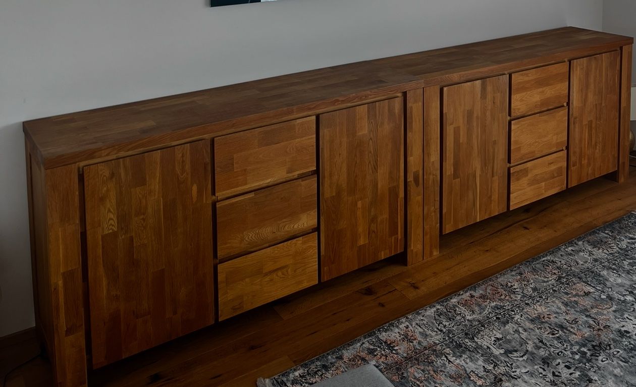 Cassettiere: Sideboard 2 Türen 3 Schubladen EICHE – Usato da Hünenberg venduto da SAFS 3