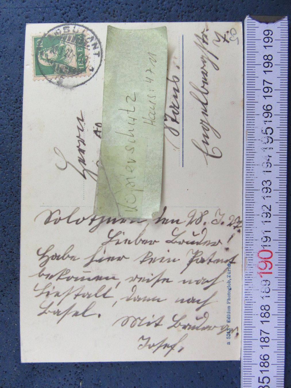 Cartes postales: SOLOTHURN KLOSTERPLATZ 1927 – D'occasion à Ettingen par Hausi4711 2