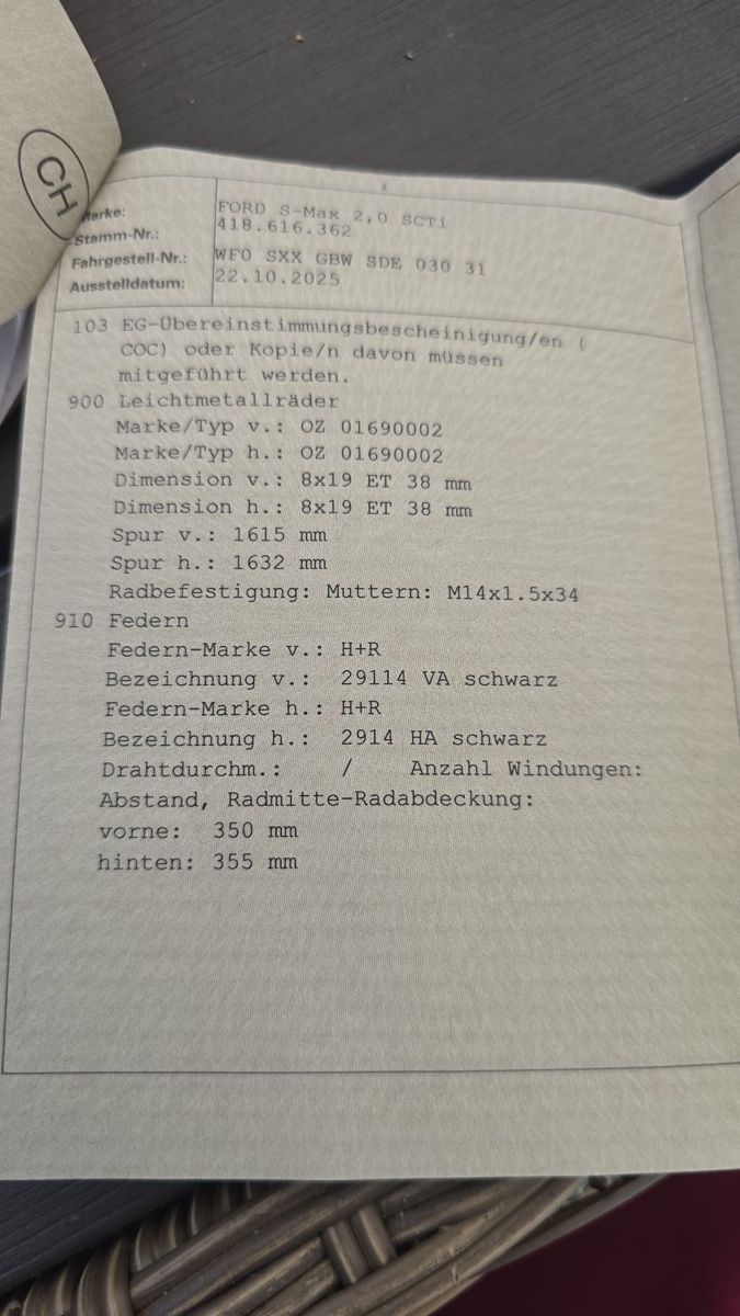 Ford Automobili: Ford S-Max 2,0SCTi – Usato da Frenkendorf venduto da cio_bk56 8
