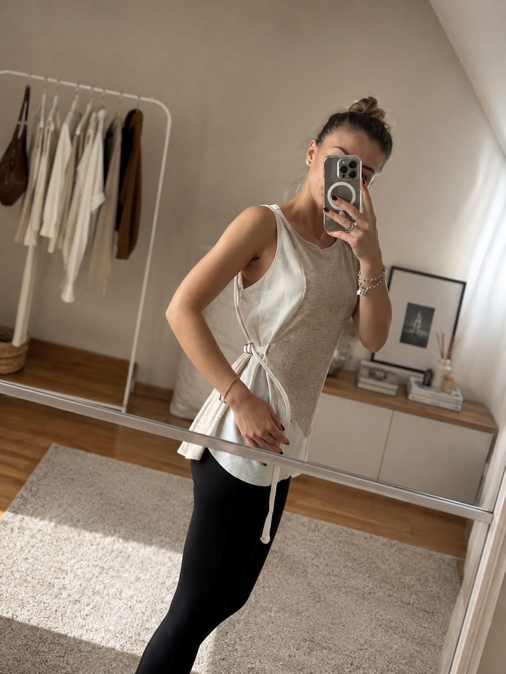 Zara Top: Unique Summer Tank Top, linen. – Usato da Sattel venduto da Zlata1 1
