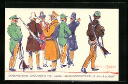 Aarau, Eidg. Schützenfest 1924, Teilneh
