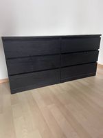 Ikea MALM Kommode schwarz