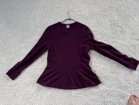FTC Schösschen Pullover 100% Kaschmir Aubergine M