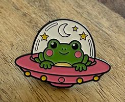 Pin Frosch Ufo