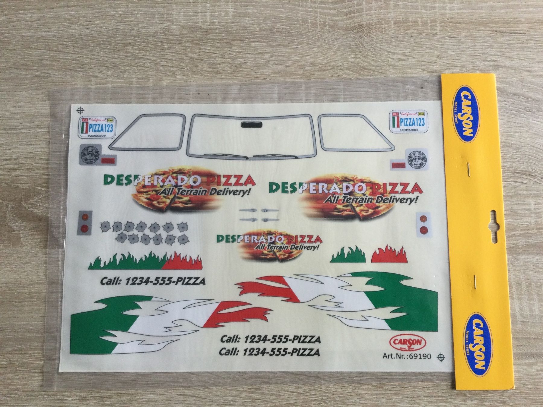 Tamiya Modellismo RC: Carson Pizza Bus Kleber 1:10 – Nuovo e nell'imballaggio originale da Mezzovico venduto da Herbie53 1