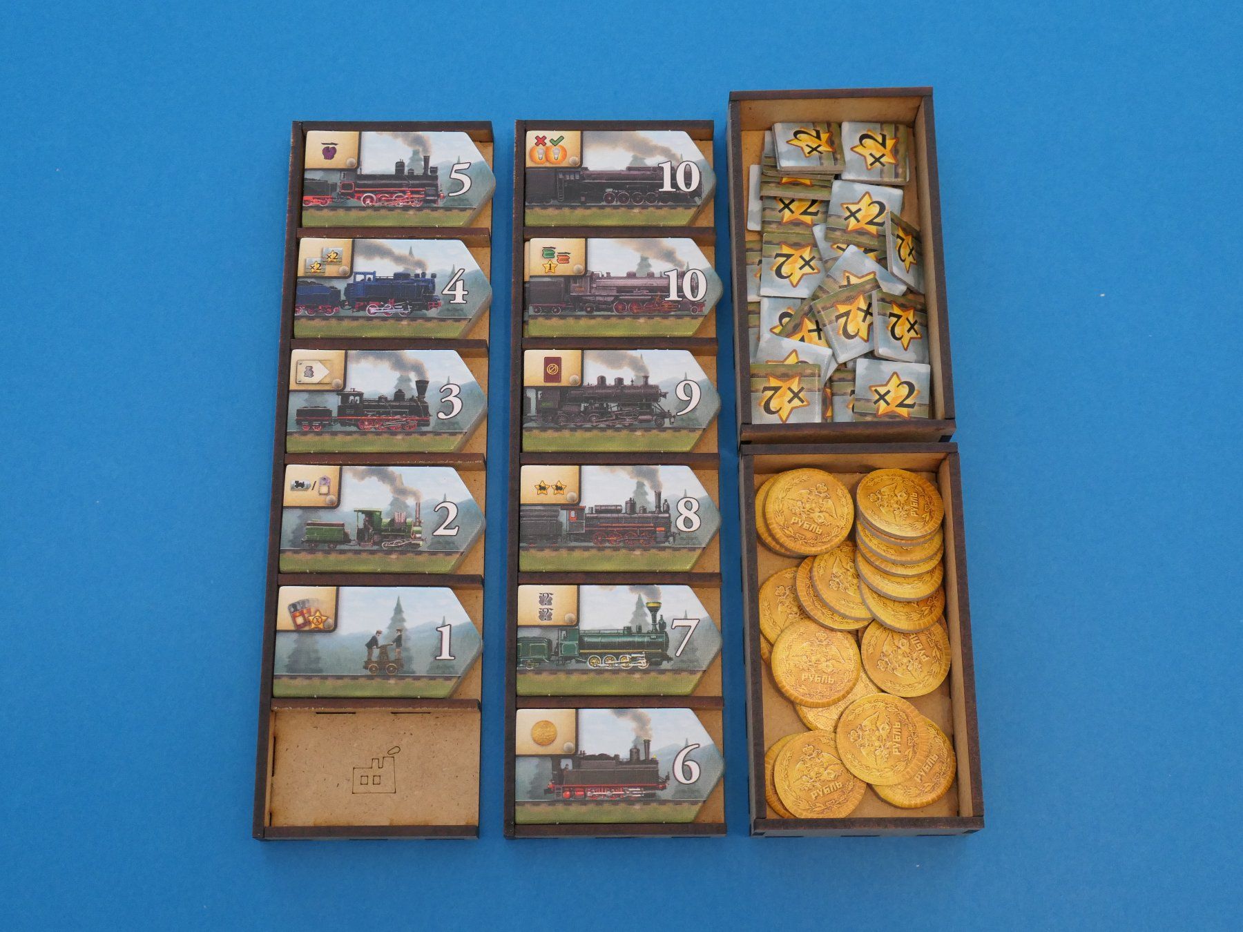 Giochi: Brettspiel Insert - Ultimate Railsroads – Nuovo e nell'imballaggio originale da Brunnen venduto da ronnyvorbrodt 3