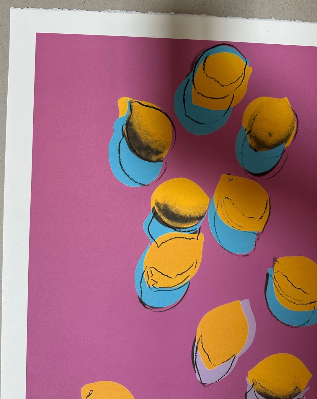 Gemälde: Andy Warhol: Lemons, POP Art 76/100 – Neu (gemäss Beschreibung) aus Meilen von Smgdesign 3