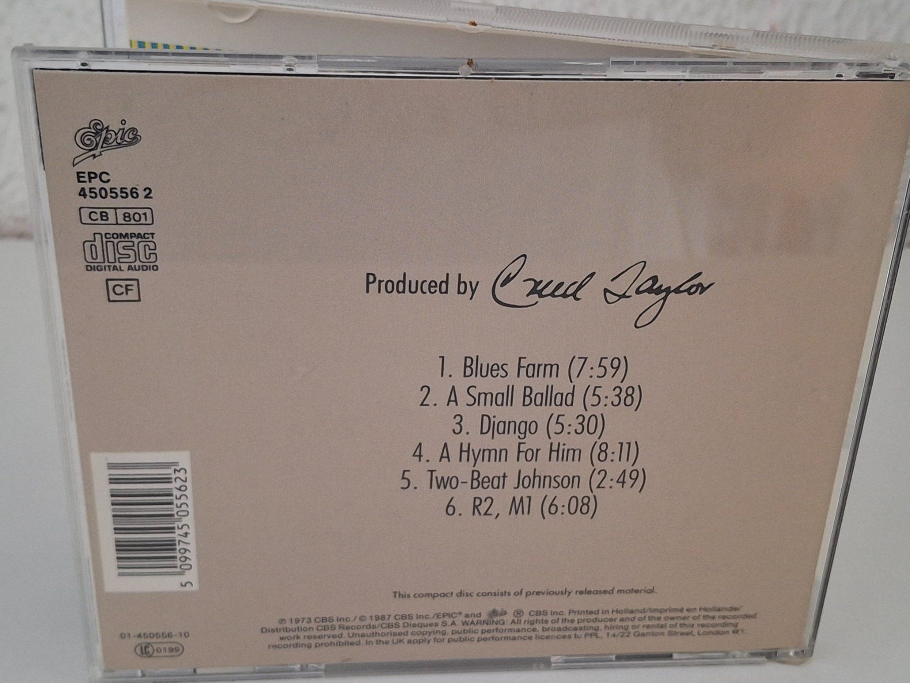 CD: CD Ron Carter -  Blues Farm  Jazz – Usato da Aarberg venduto da Jackup1 1
