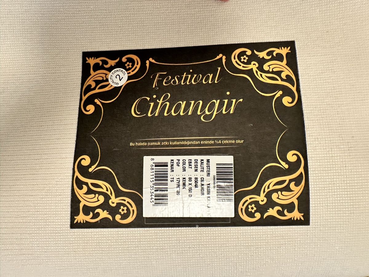 Tappeti: Festival Cihandir Teppich weiss, neu – Nuovo e nell'imballaggio originale da Baden venduto da YellowSun 2