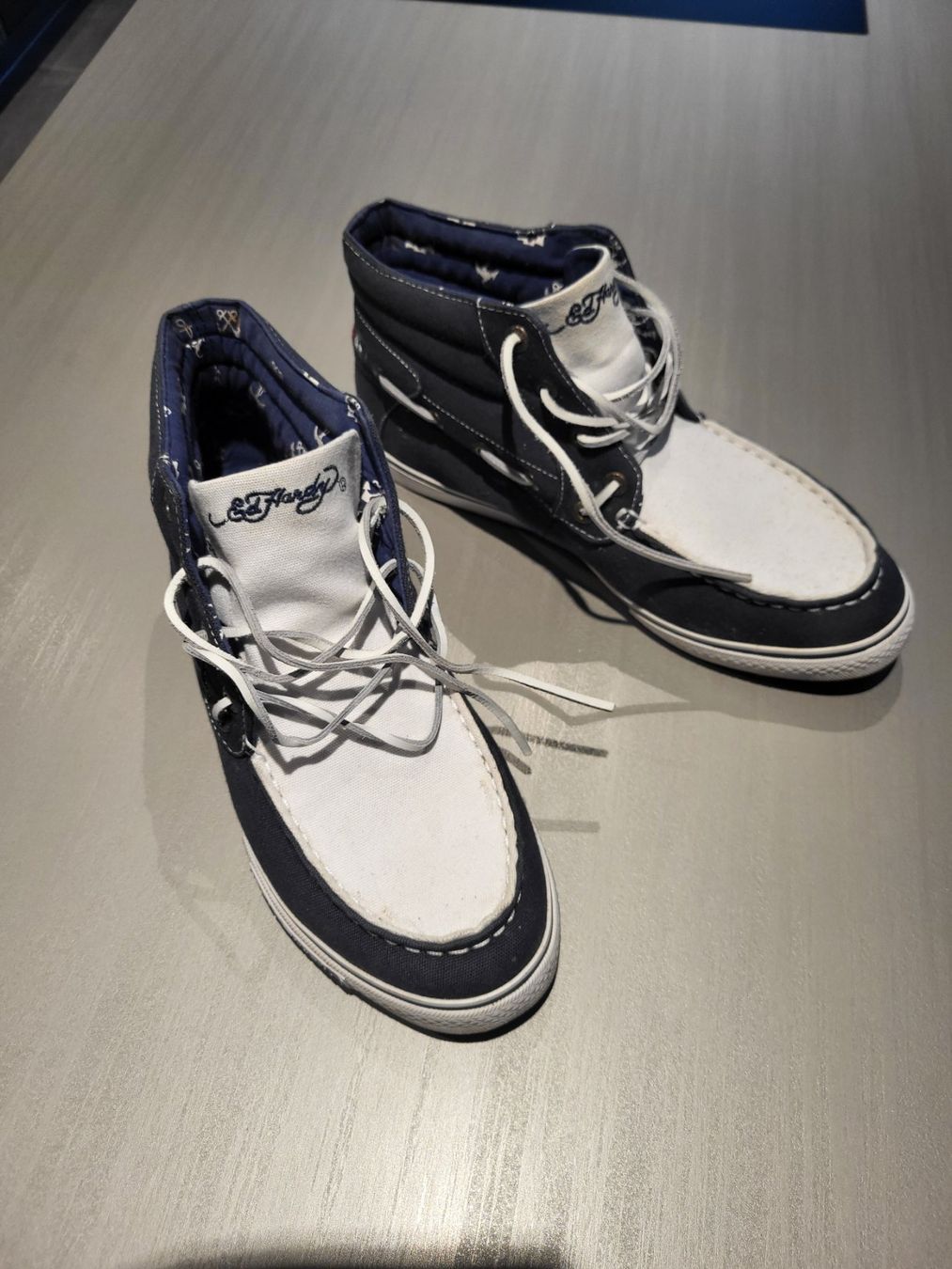 Ed Hardy Herrenschuhe: Ed Hardy Herren High-Top Sneaker – Gebraucht aus Rümlang von Orly-No.1
