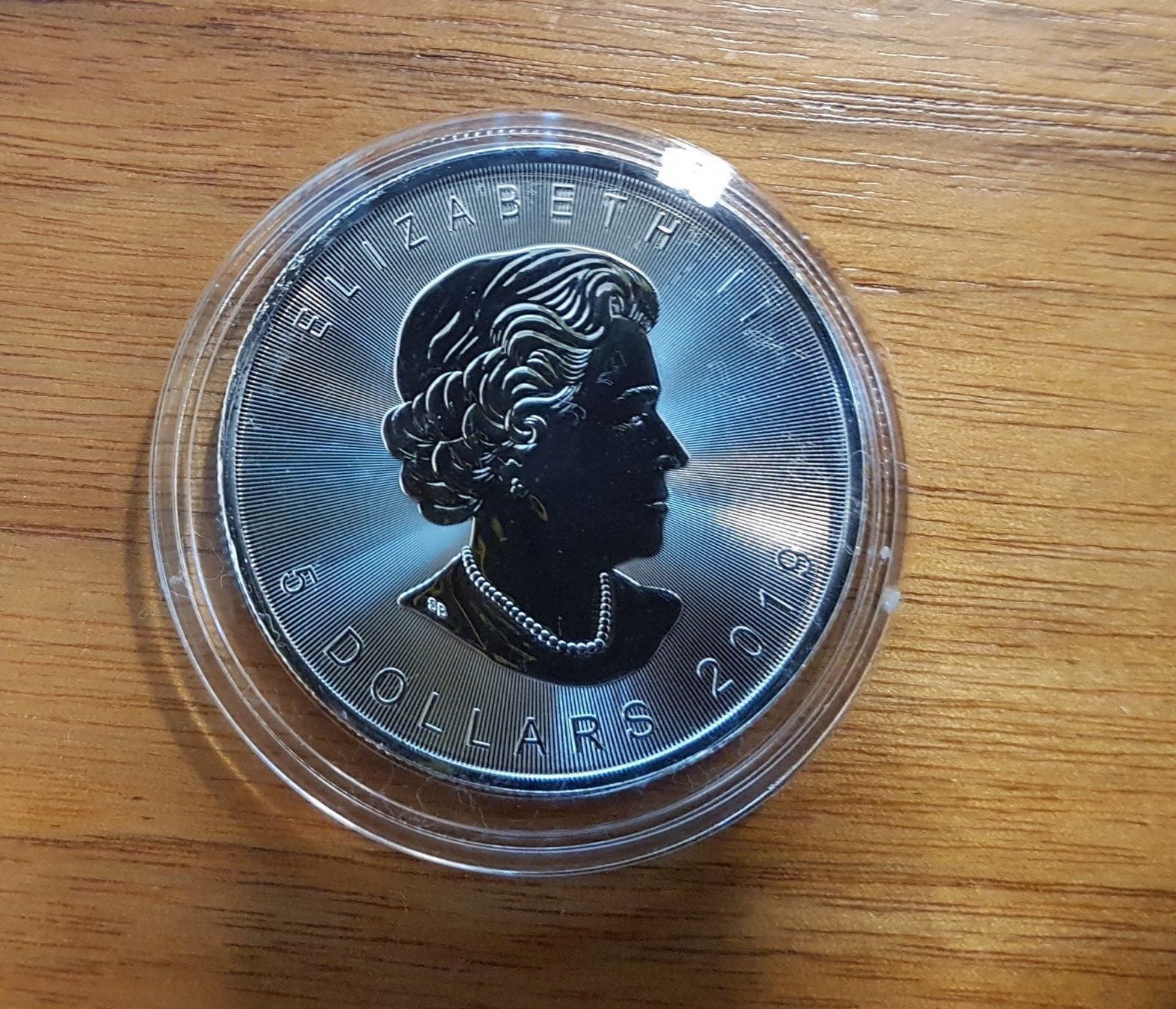 Tutti le monete: Silbermünze Maple Leaf 2019/ 1 Unze / Silber / Anlage – Nuovo e nell'imballaggio originale da Zürich venduto da Allerlei_Shop 4