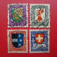 1926, J37-40, PJ Wäppli Serie - saubere Vollstempel