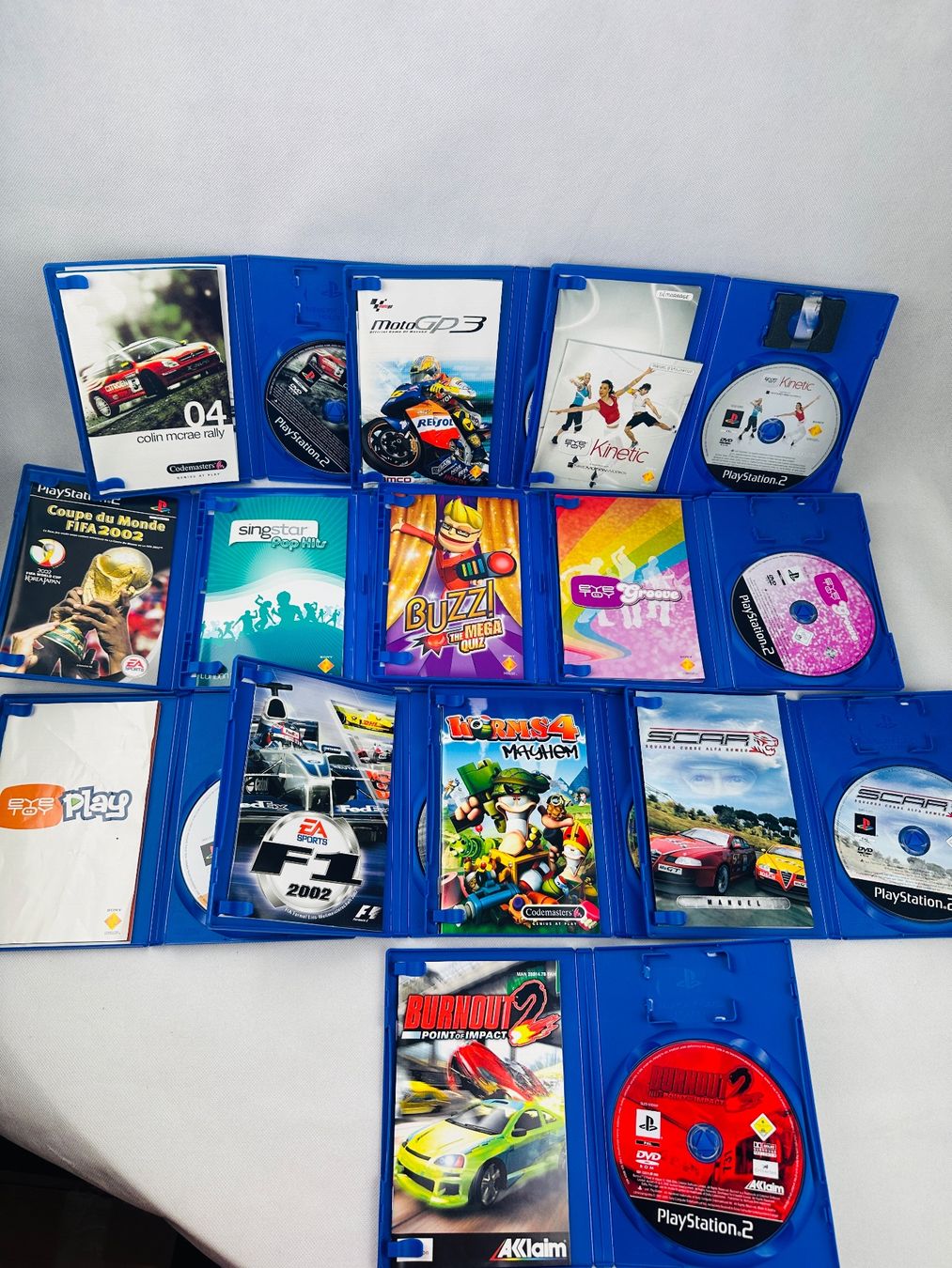 Sony Konsolen: PS2 Konsole FAT Kabel + Controller + Memory Card + 19 Spiele – Gebraucht aus Kappel SO von MyFunBox 6