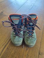 Wanderschuhe Lowa blau orange Grösse 28 gebrauchter Zustand