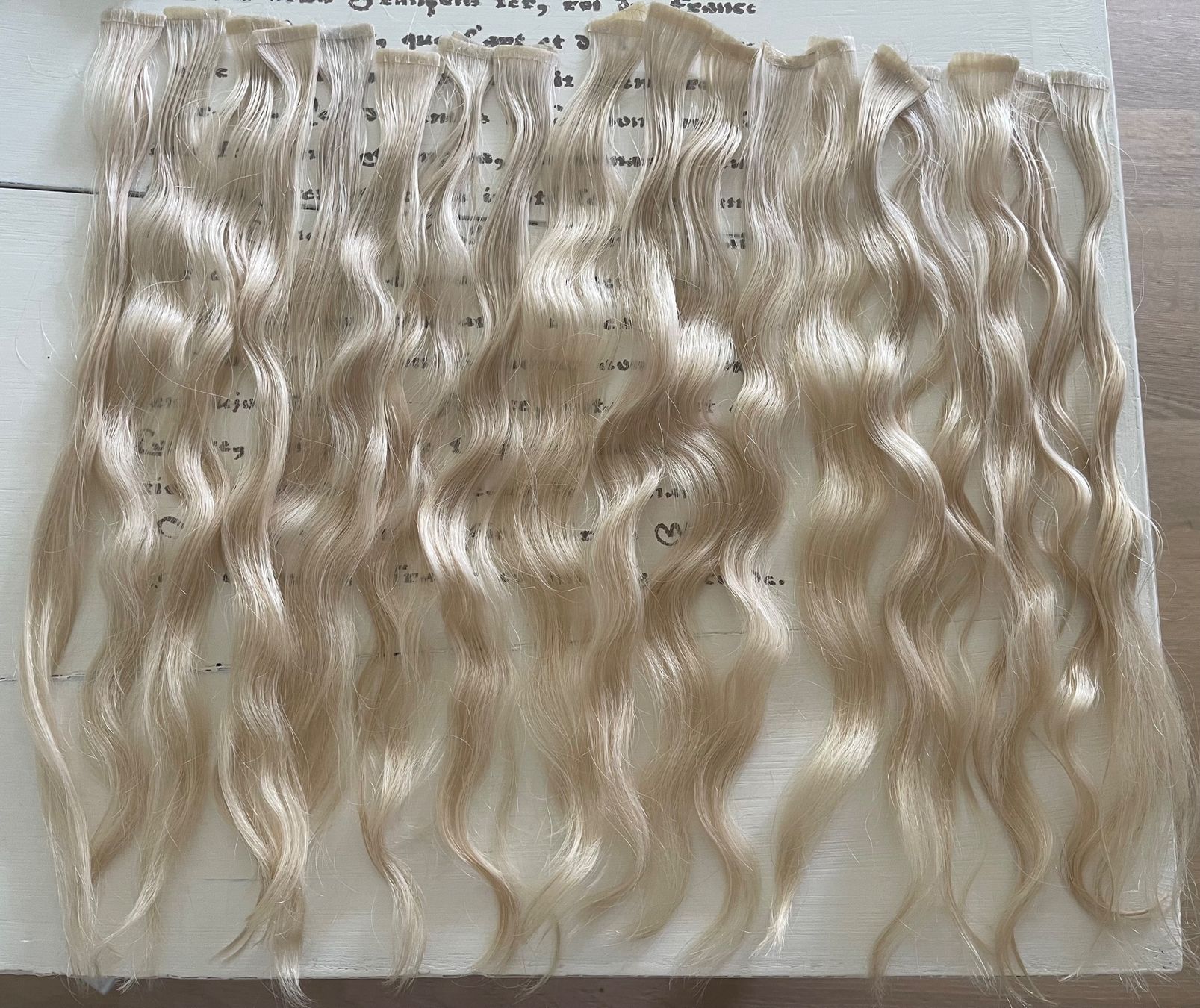 Perücken: Echthaar  Minitapes-Extensions - hellblond – Neu (gemäss Beschreibung) aus Maienfeld von Selina_1919