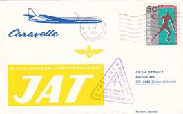 Erstflug JAT Dubrovnik - Zürich 1965