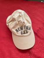 Mädchen beige Kappe cap New York (128-152)