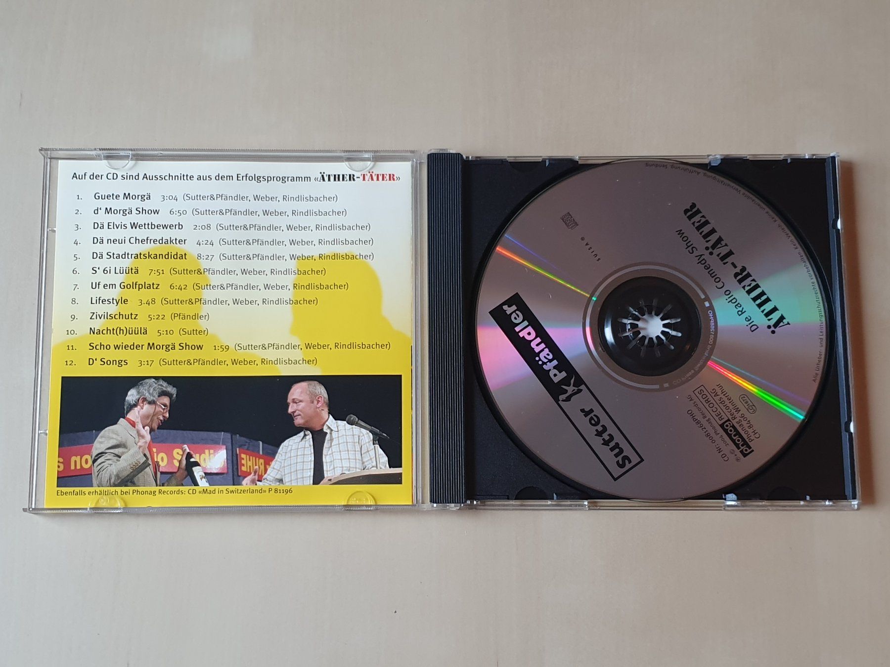 CDs: Sutter & Pfändler Äther Täter signiert – Gebraucht aus Stansstad von collectorsshop 2