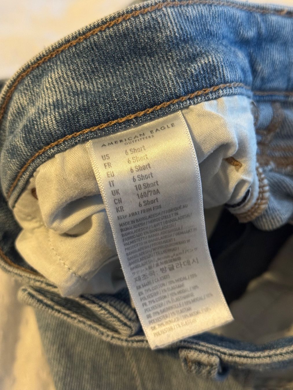 American Eagle Jeans: Sommer Jeans von American Eagle, Gr. 36/38 – Usato da Steinhausen venduto da sar_ph7q 1
