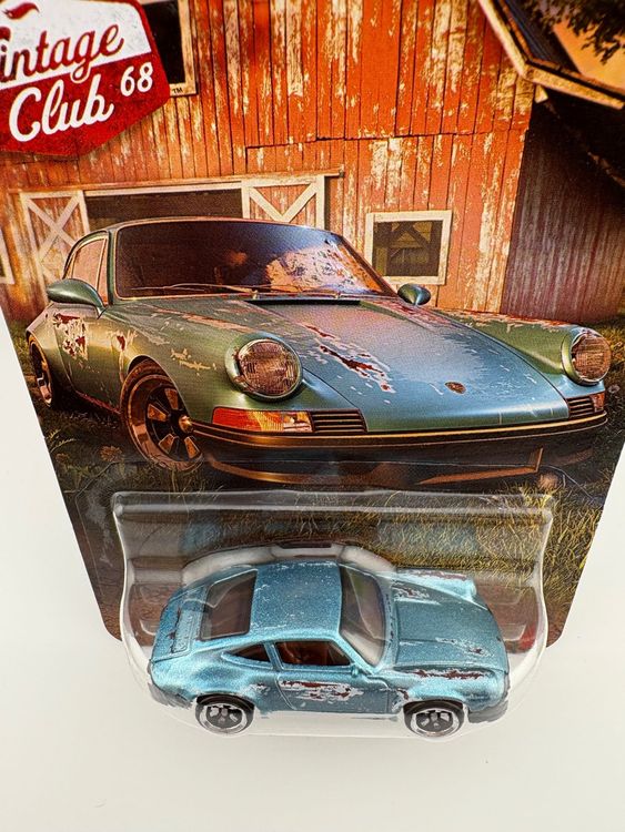 Hot Wheels 71 Porsche 911 Vintage Club Silver Series (Neu und