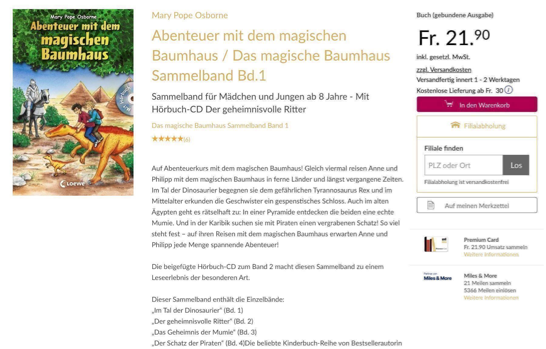 Libri: Abenteuer mit dem magischen Baumhaus – Usato da Rothenburg venduto da Kaulquappe55 1